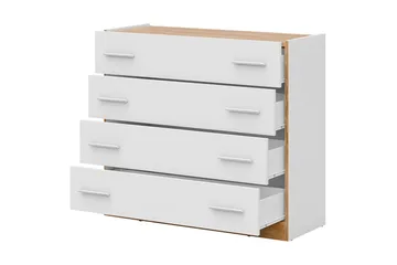 Dentro Kommode 100x40x90 cm - Beige / Hvit - Oppbevaring - Oppbevaringsmøbler - Kommode