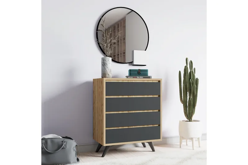 Desgrar Kommode 70x86 cm - Brun - Oppbevaring - Oppbevaringsmøbler - Kommode