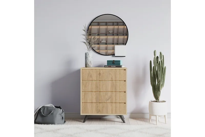 Desgrar Kommode 70x86 cm - Brun - Oppbevaring - Oppbevaringsmøbler - Kommode