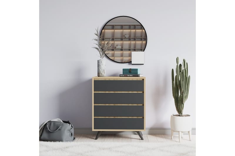 Desgrar Kommode 70x86 cm - Brun - Oppbevaring - Oppbevaringsmøbler - Kommode