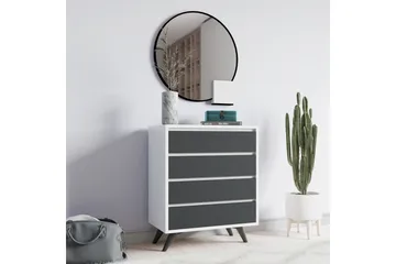 Desgrar Kommode 70x86 cm - Hvit - Oppbevaring - Oppbevaringsmøbler - Kommode