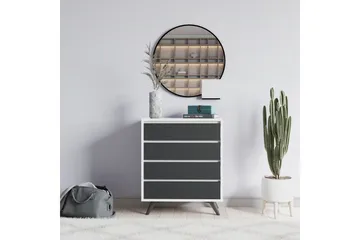 Desgrar Kommode 70x86 cm - Hvit - Oppbevaring - Oppbevaringsmøbler - Kommode