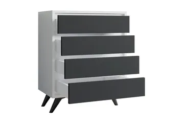 Desgrar Kommode 70x86 cm - Hvit - Oppbevaring - Oppbevaringsmøbler - Kommode