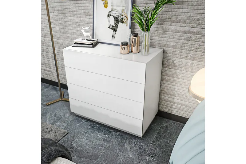 Desgrar Kommode 90x81,6 cm - Hvit - Oppbevaring - Oppbevaringsmøbler - Kommode