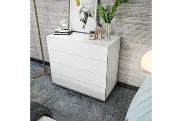 Desgrar Kommode 90x81,6 cm - Hvit - Oppbevaring - Oppbevaringsmøbler - Kommode