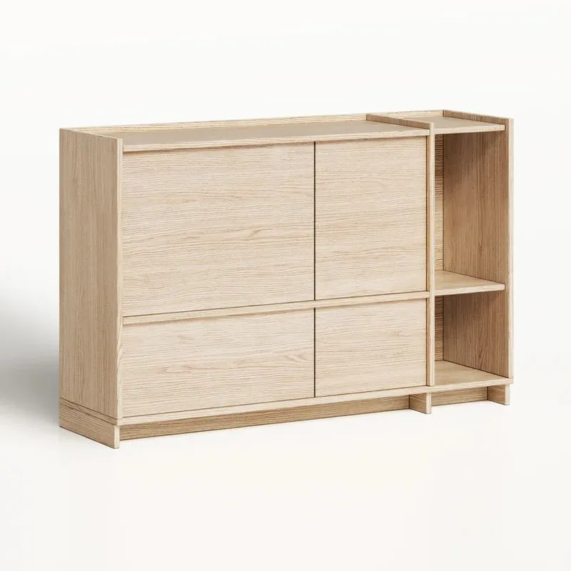 Kommode Deyloris 138 cm - lyst naturtre - Oppbevaring - Oppbevaringsmøbler - Sideboard & skjenk