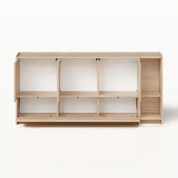 Kommode Deyloris 190 cm - lyst naturtre - Oppbevaring - Oppbevaringsmøbler - Sideboard & skjenk