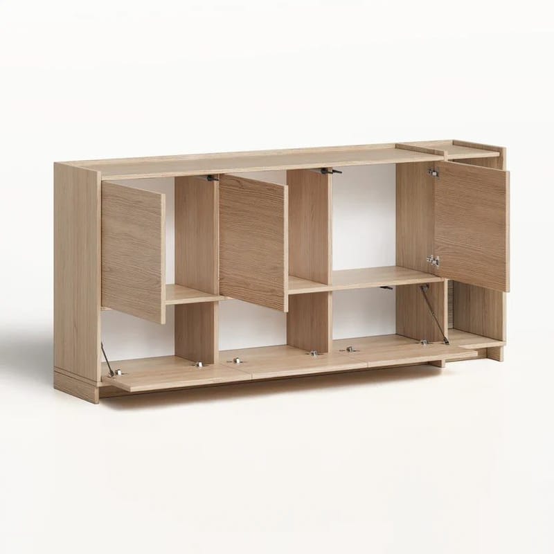 Kommode Deyloris 190 cm - lyst naturtre - Oppbevaring - Oppbevaringsmøbler - Sideboard & skjenk