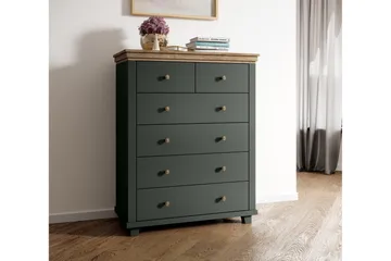 Doade Kommode 171 cm - Grønn|Natur - Oppbevaring - Oppbevaringsmøbler - Kommode