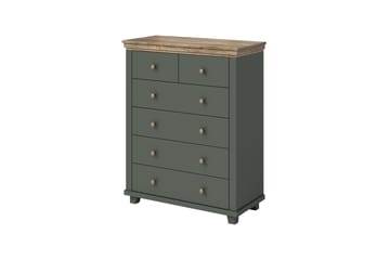 Doade Kommode 171 cm - Grønn|Natur - Oppbevaring - Oppbevaringsmøbler - Kommode