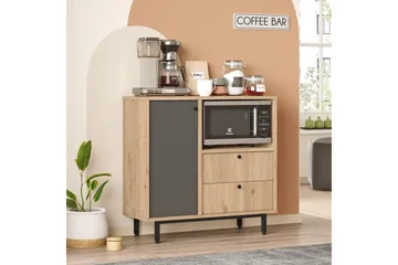 Donae Kommode 88 cm - Eik/Antrasitt - Oppbevaring - Oppbevaringsmøbler - Kommode