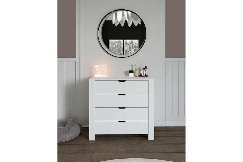 Durusu Kommode 90 cm - Hvit - Oppbevaring - Oppbevaringsmøbler - Kommode