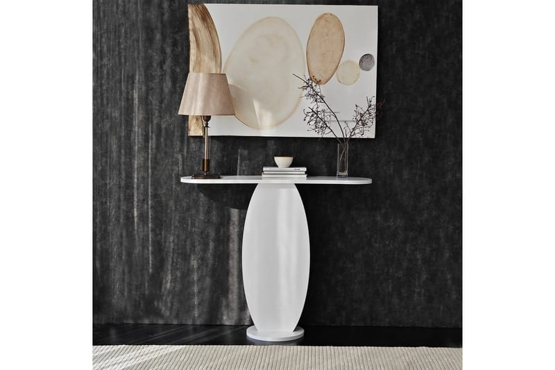 Kommode Ellittica Hvit - Hvit - Oppbevaring - Oppbevaringsmøbler - Sideboard & skjenk