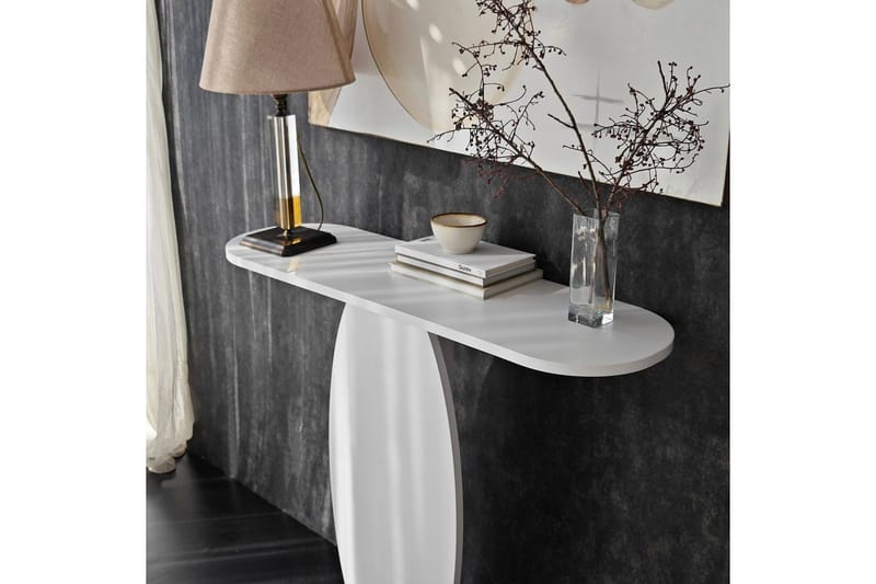 Kommode Ellittica Hvit - Hvit - Oppbevaring - Oppbevaringsmøbler - Sideboard & skjenk