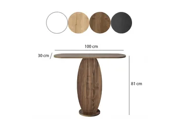 Kommode Ellittica Valnøtt - Valnøtt - Oppbevaring - Oppbevaringsmøbler - Sideboard & skjenk