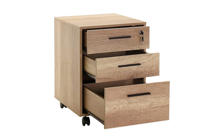 Enlai Kommode 45 cm - Eik - Oppbevaring - Oppbevaringsmøbler - Kommode - Skuffeseksjon