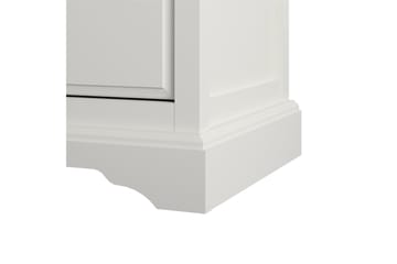 Bristol Kommode 88x49 cm 5 Skuffer Hvit - Dorel Home - Oppbevaring - Oppbevaringsmøbler - Kommode - Entrekommode