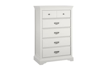 Bristol Kommode 88x49 cm 5 Skuffer Hvit - Dorel Home - Oppbevaring - Oppbevaringsmøbler - Kommode - Entrekommode