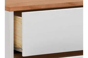 Crotone Kommode 76x39 cm 3 Skuffer - Hvit - Oppbevaring - Oppbevaringsmøbler - Kommode - Entrekommode