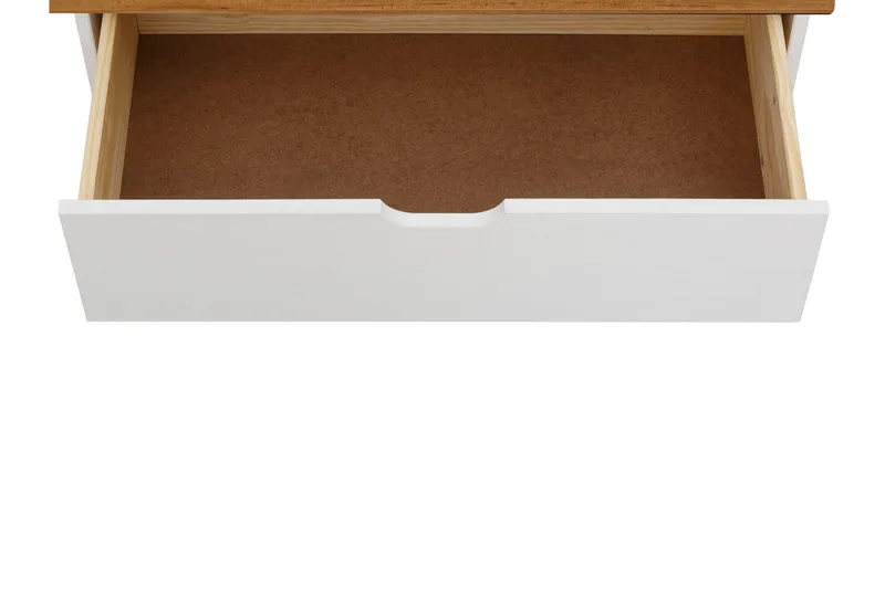 Crotone Kommode 76x39 cm 3 Skuffer - Hvit - Oppbevaring - Oppbevaringsmøbler - Kommode - Entrekommode