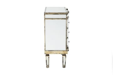 Kommode Mozela 33 | 81 cm - Sølv - Oppbevaring - Oppbevaringsmøbler - Kommode - Entrekommode