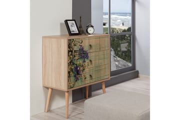 Vellavie Kommode Kirsebærblomst - Grønn/Brun - Oppbevaring - Oppbevaringsmøbler - Kommode - Entrekommode