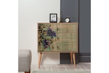 Vellavie Kommode Kirsebærblomst - Grønn/Brun - Oppbevaring - Oppbevaringsmøbler - Kommode - Entrekommode