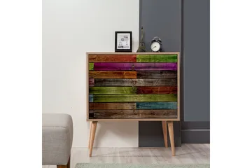 Vellavie Kommode Regnbuepanel - Flerfarget - Oppbevaring - Oppbevaringsmøbler - Kommode - Entrekommode