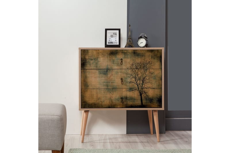 Vellavie Kommode Tresilhuett - Brun - Oppbevaring - Oppbevaringsmøbler - Kommode - Entrekommode