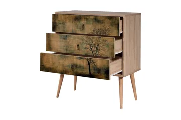 Vellavie Kommode Tresilhuett - Brun - Oppbevaring - Oppbevaringsmøbler - Kommode - Entrekommode