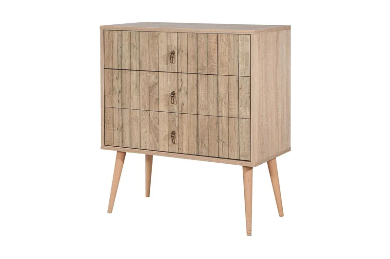 Vellavie Kommode Panel, Lysebrun