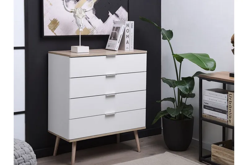 Walpi Kommode 79 cm - Hvit - Oppbevaring - Oppbevaringsmøbler - Kommode - Entrekommode