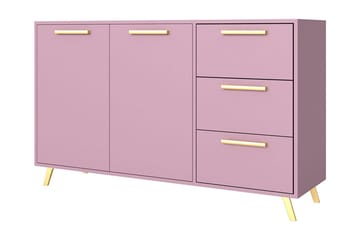 Escaldes Kommode 138,5 cm - Lilla/Gull - Oppbevaring - Oppbevaringsmøbler - Kommode