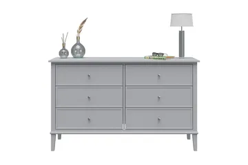 Evgeni Kommode 6 skuffer - Grå - Oppbevaring - Oppbevaringsmøbler - Kommode