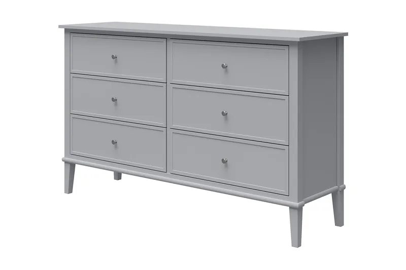 Evgeni Kommode 6 skuffer - Grå - Oppbevaring - Oppbevaringsmøbler - Kommode
