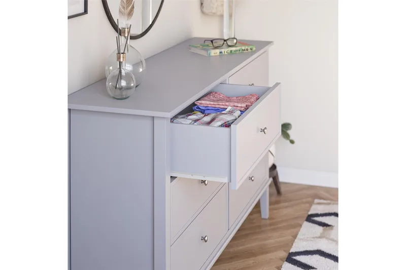 Evgeni Kommode 6 skuffer - Grå - Oppbevaring - Oppbevaringsmøbler - Kommode