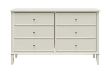 Evgeni Kommode 6 skuffer - Hvit - Oppbevaring - Oppbevaringsmøbler - Kommode