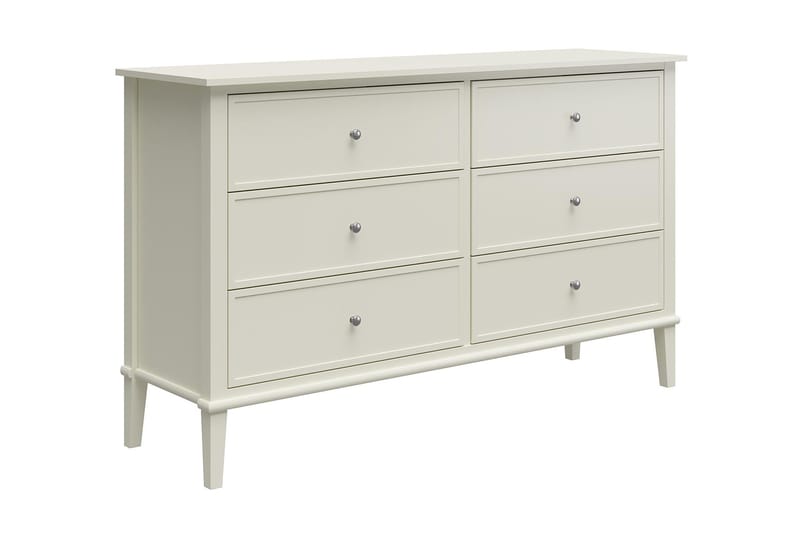 Evgeni Kommode 6 skuffer - Hvit - Oppbevaring - Oppbevaringsmøbler - Kommode