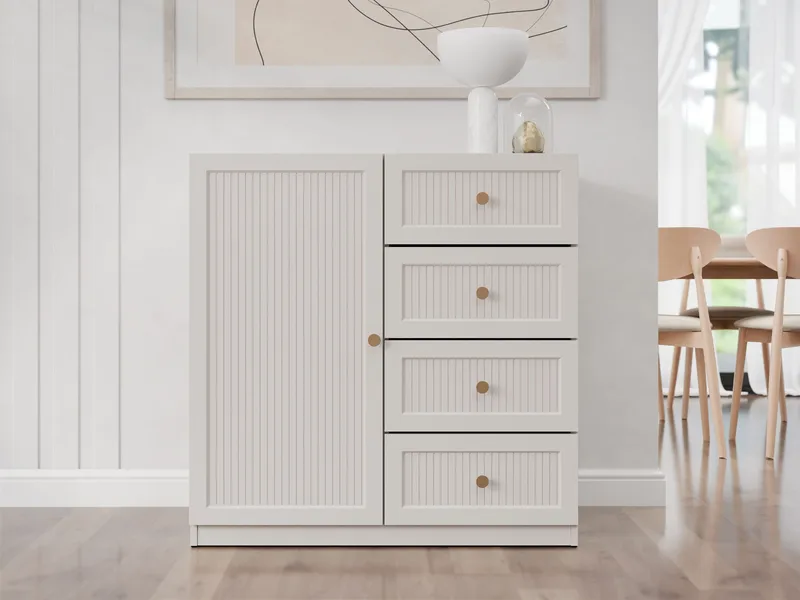 Fayric Kommode 90 cm - Beige - Oppbevaring - Oppbevaringsmøbler - Kommode