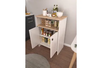 Flerbruks Kapasitetskap Cladells Sonomo / Hvit - Hvit - Oppbevaring - Oppbevaringsmøbler - Kommode