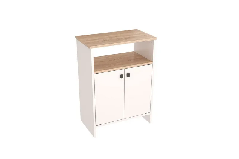 Flerbruks Kapasitetskap Cladells Sonomo / Hvit - Hvit - Oppbevaring - Oppbevaringsmøbler - Kommode
