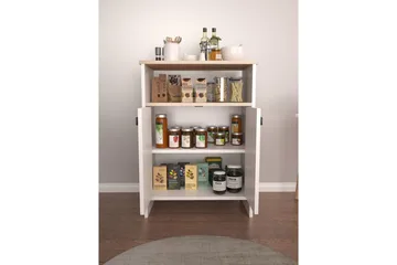 Flerbruks Kapasitetskap Cladells Sonomo / Hvit - Hvit - Oppbevaring - Oppbevaringsmøbler - Kommode