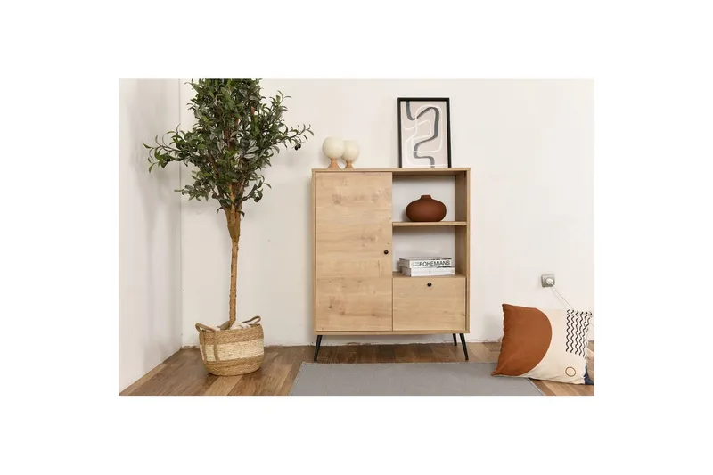 Flerbruks Kapasitetskap Mjudi Eik - Eik - Oppbevaring - Oppbevaringsmøbler - Kommode