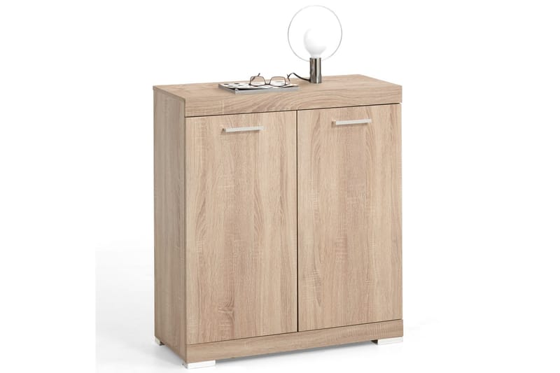 FMD Skap med 2 dører 80x34,9x89,9 cm eik - - Entrekommode - Kommode FMD Skap med 2 dører 80x34,9x89,9 cm eik - - Entrekommode - Kommode
