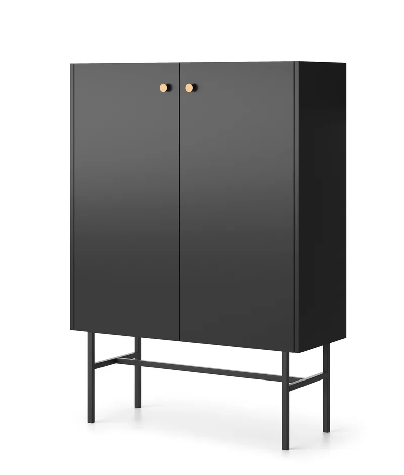 Francisca Kommode 93 cm, Svart