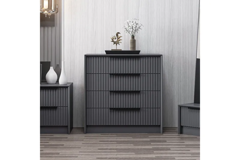 Fruitland Kommode 72 cm - Antrasitt - Oppbevaring - Oppbevaringsmøbler - Kommode