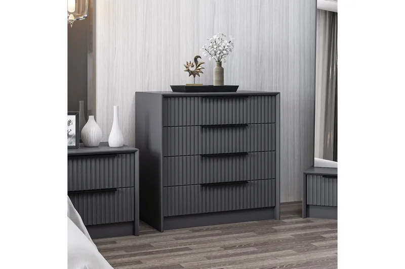 Fruitland Kommode 72 cm - Antrasitt - Oppbevaring - Oppbevaringsmøbler - Kommode