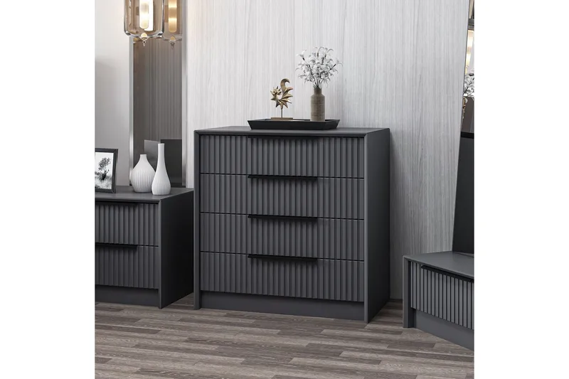 Fruitland Kommode 72 cm - Antrasitt - Oppbevaring - Oppbevaringsmøbler - Kommode