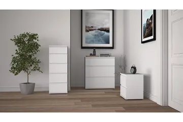 Fusterla Kommode Kommode cm - Hvit - Oppbevaring - Oppbevaringsmøbler - Kommode