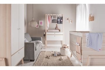 Garderobe Spot Tre / Natur / Hvit - VOX - Oppbevaring - Oppbevaringsmøbler - Kommode